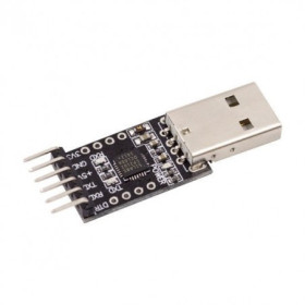 USB - TTL UART modul, soros átalakító, 6 tűs, CP2102, 3,3-5V