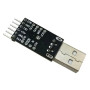 USB to TTL UART module, serial converter, 6 pin, CP2102, 3.3-5V
