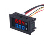 Digital voltmeter ammeter 0-100V 10A panel