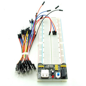 Breadboard Kit MB102 + Power Supply + Dupont Wires