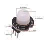 Mini sensore PIR, SR602, rilevamento movimento, 3,3-15 V