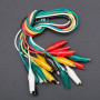 Kit di morsetti a coccodrillo 50cm - 10 pezzi
