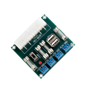 Modul adaptor ATX 24 pini la terminale cu USB 5A