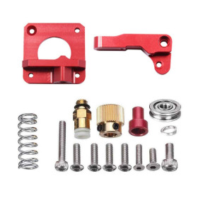 Filament pusher kit for Creality, aluminum, red