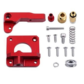 Kit impingator filament Creality MK8 aluminiu rosu dreapta