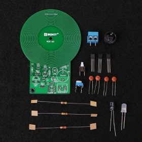 Kit detector metale 60mm, 3-5V, semnalizare acustica luminoasa