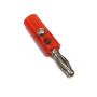 4mm Bananenstecker, männlich, rot