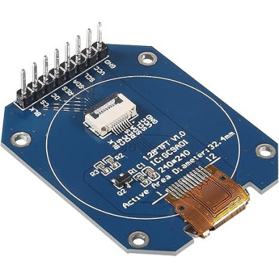 Modul LCD rotund 1.28 inch 240x240 GC9A01 Arduino SPI
