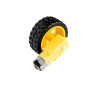 Getriebemotor-Bausatz, TT, Kunststoffrad mit Gummi, 3-6V