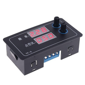 PWM signal generator module, panel, 1-100KHz, 0-100%, 7-24V