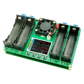18650 battery tester, color LCD, 4 channels, charge, discharge
