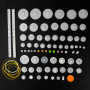 Gear wheel kit set 75 pieces