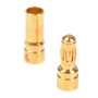 Pair of banana connectors, 3.5mm, Gold Plated
