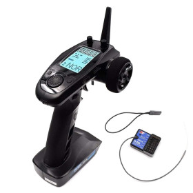 Radiocomando FlySky RC, FS-GT5, 6 canali, 2,4 GHz, con BS6 Rx