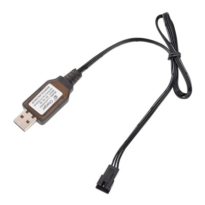 USB töltő, lítium akkumulátor 2S, 7.4V, 3P