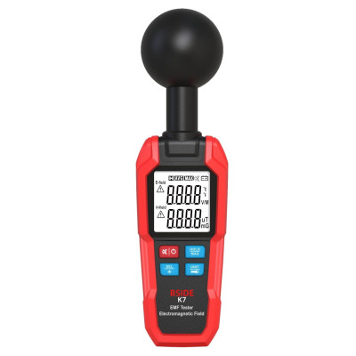 Tragbarer EMF-Tester, elektromagnetisches Feld, BSIDE K7, mit