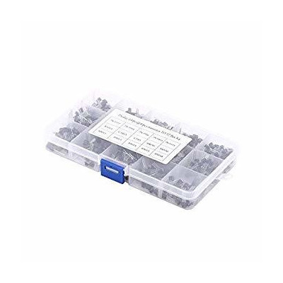 TO-92 transistor set kit, 600 pieces, 15 values