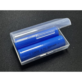 Set 2 Acumulator Li-Ion, 18650, 3.7V, 3000mAh, 3C