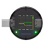 USB Type-C tester, 50V, 12A, Color LCD screen, round, touch