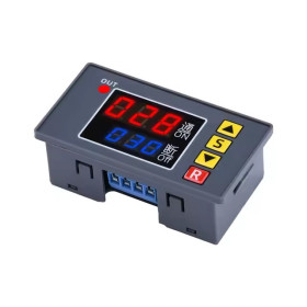Programmable panel delay relay, 12V, with display, T3231