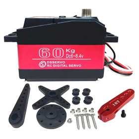 Servomotor DS5160SSG metal IP67 7.4V 70kg