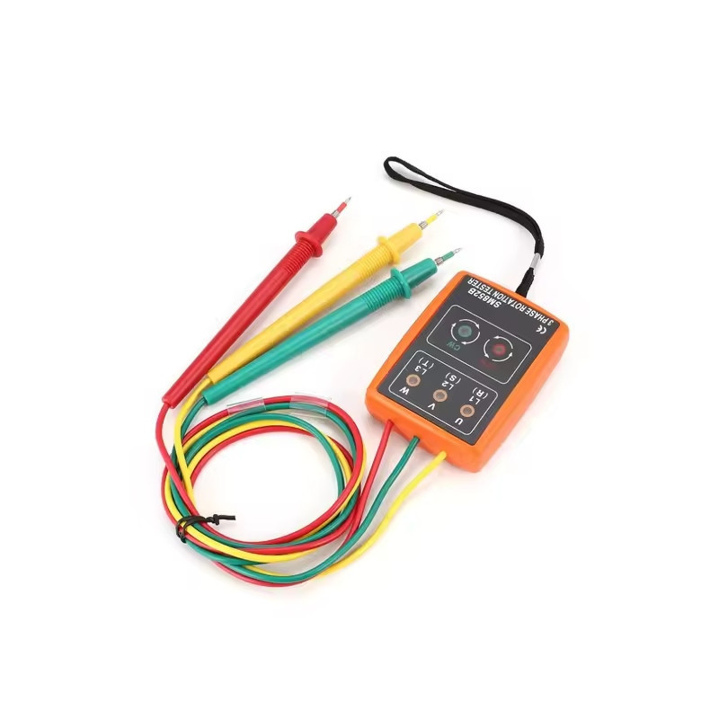 SM852B Tester Di Sequenza Di Fase 3 – Indicatore LED E Cicalino Per Rilevamento Rotazione Motori AC (60-600V) - 4