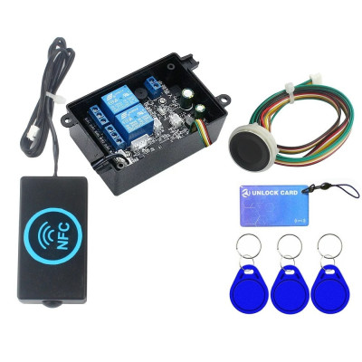 Modul control acces NFC RFID amprenta 2 canale