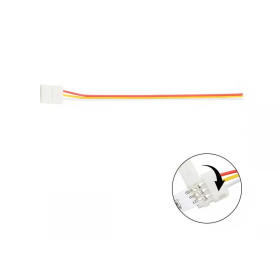 Addressable LED Strip Quick Connector, 10mm, 3P, with wires