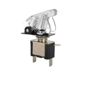 Switch with LED 12V, transparent protective cover