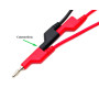 Cablu banana 4mm 1000V 15A rosu 1m