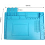 Silicone pad, S-160, 300x450mm, magnetic, with cover