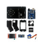 Mini-Radar-Kit, DIY, Ultraschall, 1,8-Zoll-Display und UNO R3