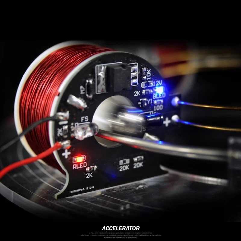 Accelerator Kit Kit Accelerator Electromagnetic Circular Cyclotron 12V