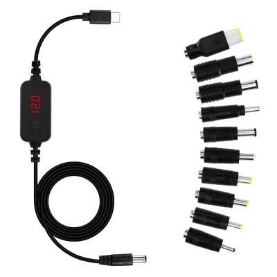 Adaptor universal USB-C PD 5-20V cu 10 mufe