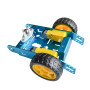 Kit sasiu 2WD aluminiu cu roti si motoare 6V