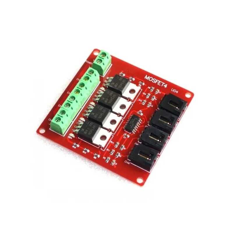IRF540N 4-channel 5V MOSFET module compatible with Arduino