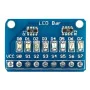 LED Bar Module, Common Cathode, 8 LEDs, 3-5V
