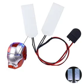 Set 2 lenti LED flessibili bianche 6V per cosplay
