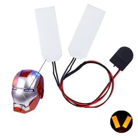 Set lentila LED flexibila transparenta cosplay galben 6V