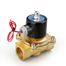 Solenoid valve, 1/2, 2W-160-15, Brass, NC, 12V