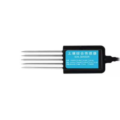 Soil sensor 7 in 1 NPK pH EC moisture temperature RS485 5-30V