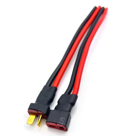 T-Plug (Deans) Connectors, Male-Female, with 16AWG Cables, 60A