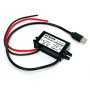 Feszültségcsökkentő átalakító, 12-24V-ról 5V-ra, 3A, 15W, USB-C csatlakozóval