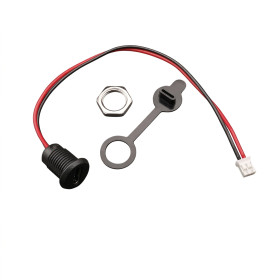 Panel Type-C Connector, Female, with JST PH 2.0mm