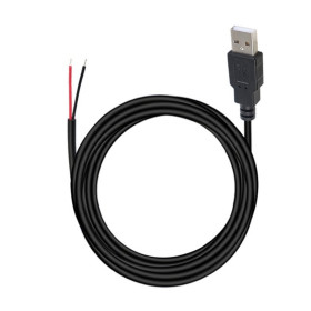 Cavo USB-A maschio a 2 fili, alimentazione DC