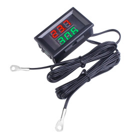 Digitales Dual-Thermometer, LED-Display 0,28", 4–28 V, 2 NTC-Sensoren