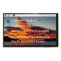 7 hüvelykes érintőképernyős monitor, kapacitív, HDMI, IPS, 1024x600, Raspberry Pi kompatibilis
