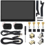 Monitor touchscreen da 7 pollici, capacitivo, HDMI, IPS, 1024x600, compatibile con Raspberry Pi
