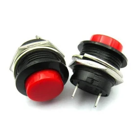 Buton fara retinere 16mm pentru panou
