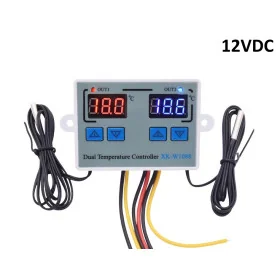 Termostat Digital Dual, XK-W1088, Releu 10A, NTC 10K, 12V